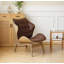 Fauteuil à oreilles capitonné Jeyshan-1625064071