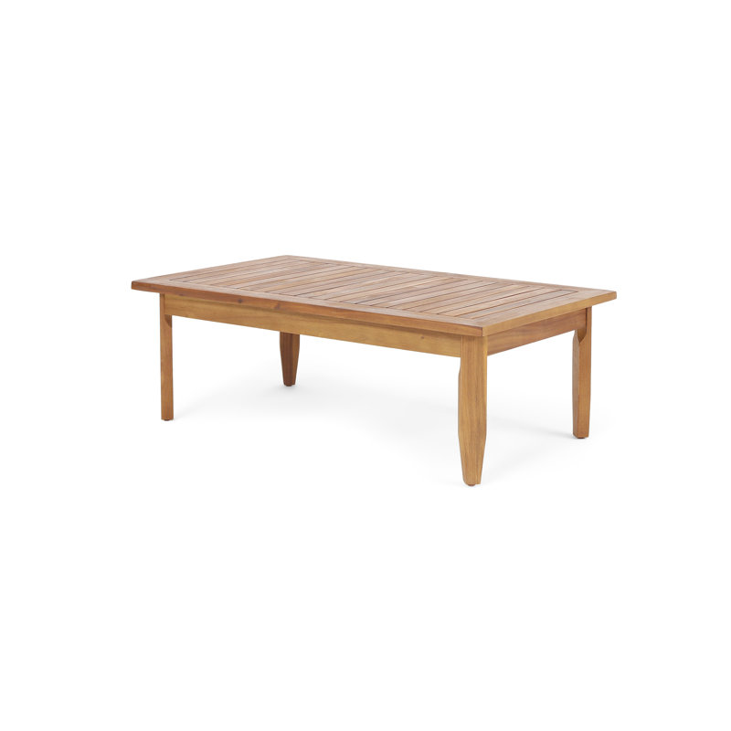 Table basse en bois et bois massif - Mid-Century Modern
