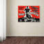 « pomme », maison de frankenstein, affiche rétro sur toile tendue-11858185