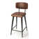 BUTLER SADDLE BROWN LEATHER COUNTER STOOL