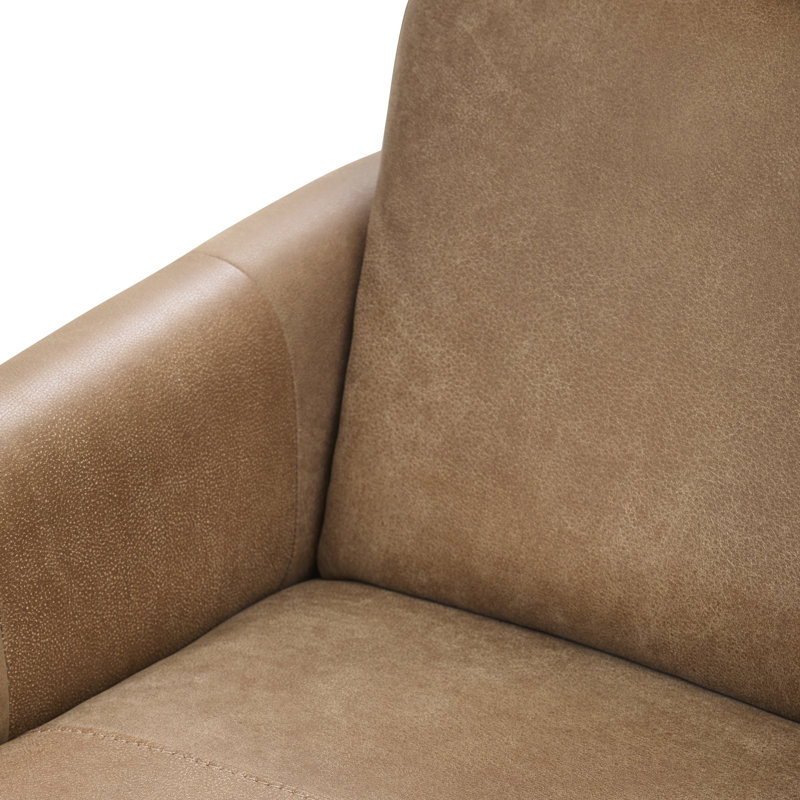 Vivica Genuine Leather Power Recliner , Toffee