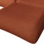 Canapé d'angle modulaire de 113 po sans ossature, aux bords arrondis, revêtu de tissu, silhouette incurvée, avec pouf, assise profonde surdimensionnée et moderne pour salon-349780744-454337441