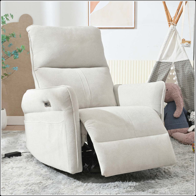 Fauteuil inclinable pivotant 270 ° pour adultes, idéal pour la détente et une utilisation polyvalente dans divers espaces.
