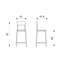 Wolfson Counter Stool with Metal Frame-1952400184