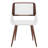 Mid-Century Modern Fabric Side Chair-1578459388
