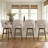 Cy Solid Wood Upholstered Counter Height Or Bar Height Swivel Barstool With Fabric Seat - Set Of 4-1336183463-1336183461