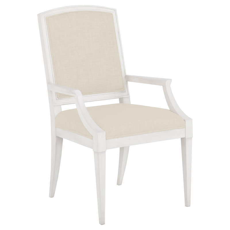Camille Upholstered Arm Chair, Ecru