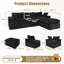 Deep Seat Sectionals, Chenille 108 In Modern Modular Home Sofa