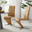 Scottsmoor Modern High Gloss & Glass Dining Table with 6 Luxury Faux Leather Chairs-1840282812