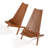 Jahzelle Eucalyptus Wood Folding Adirondack Chair Weather Resistant No Assembly-93547642