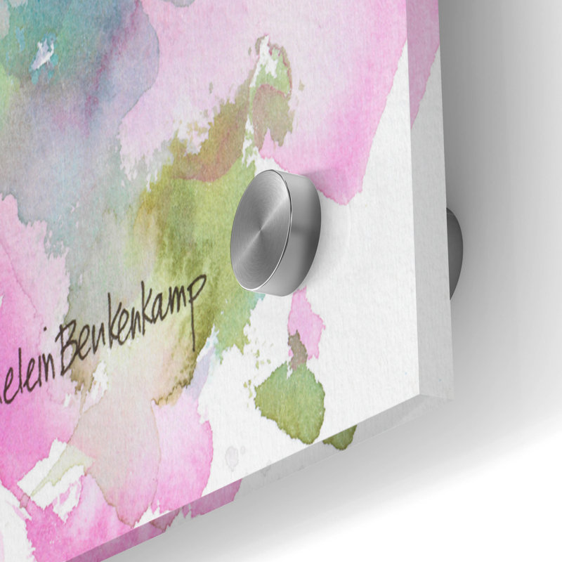 «Springing Forth» par Annelein Beukenkamp, art mural en verre acrylique, H 24 po x l 36 po x P 0,2 po