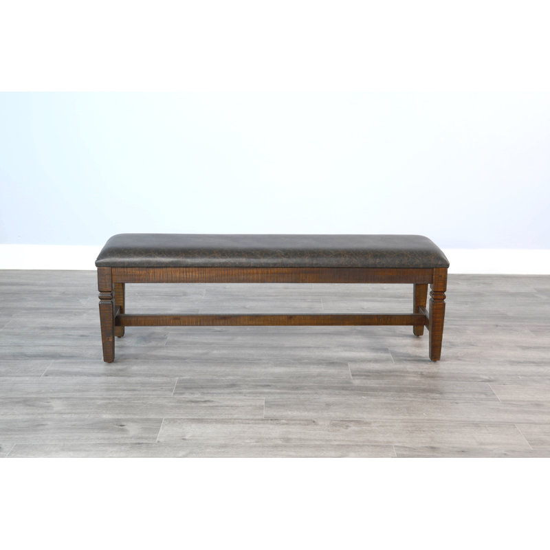 Banc en simili cuir Meriwether, Feuille de tabac
