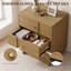 Ensemble de 2 tables de chevet 3 tiroirs