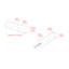 CKP Brand #1878 7/8 in. (20mm) Diameter Double Coat Hook, Polished Chrome