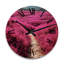 Horloge murale Fushia Blooming Abstraction II-1614960623