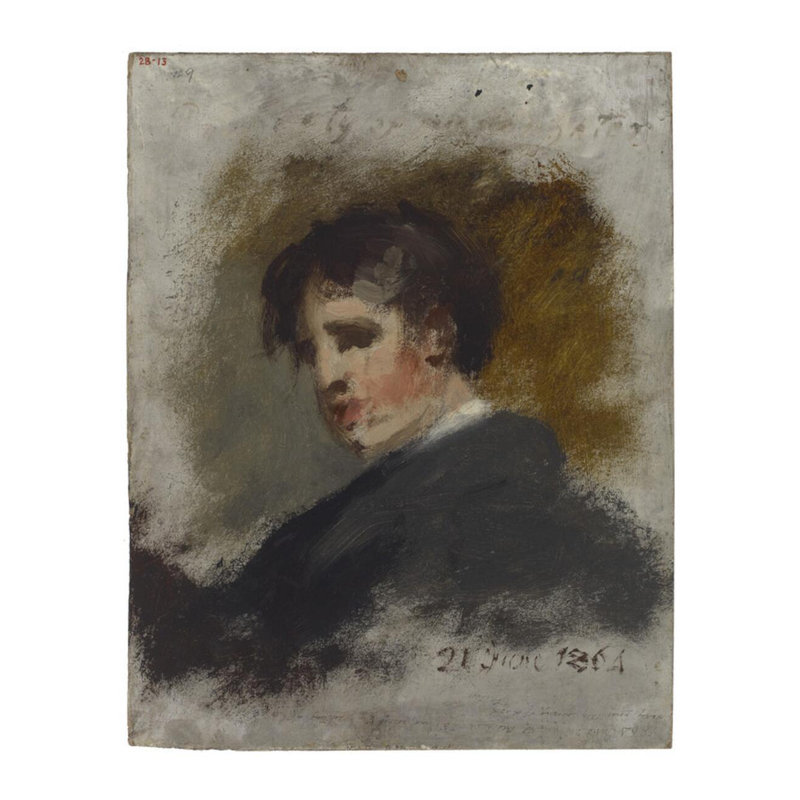 «Portrait Sketch» par Thomas Sully - Estampe numérique, H 28 po x l 22 po