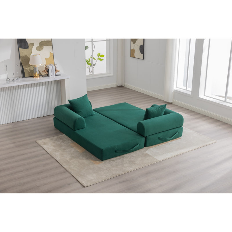 Canapé pliable et compressible, Émeraude