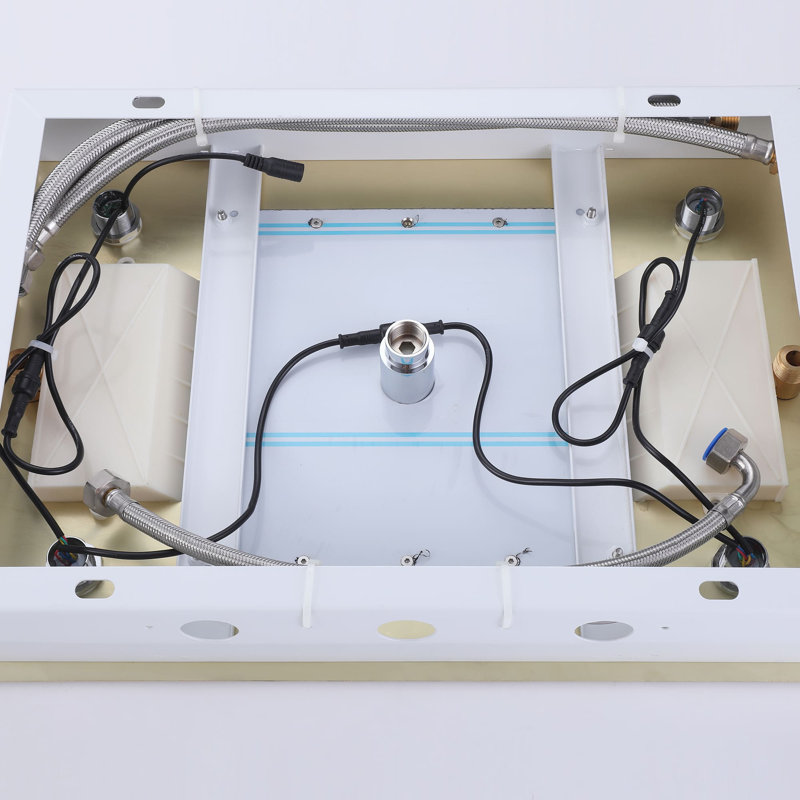 Thermostatic All-In-One Kit with Rough in-Valve, Brushed Gold