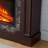 TV Stand with Fireplace Insert, Remote Control and Timer LED Flame-384938694