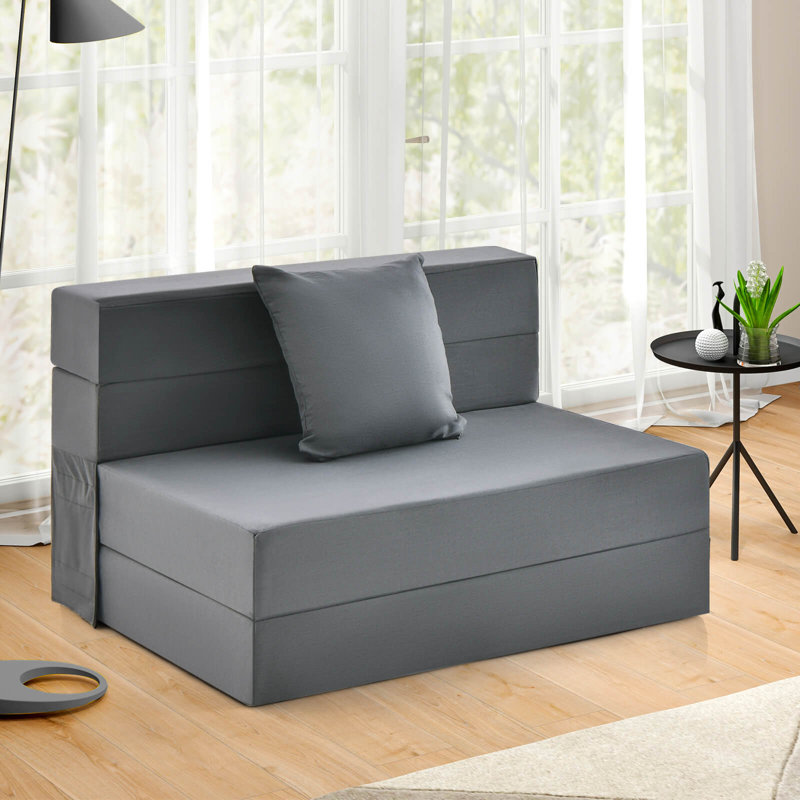 Matelas simple en mousse viscoélastique imprégnée de gel 6 po Alwyn Home Wahlen