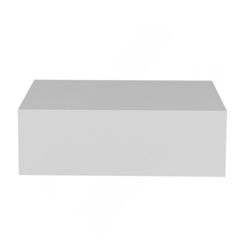 Nightstand Isola, Bedroom, White, White
