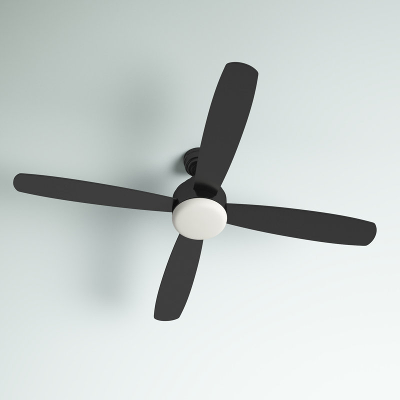 Kaya 52'' Ceiling Fan with LED Lights, Matte Black