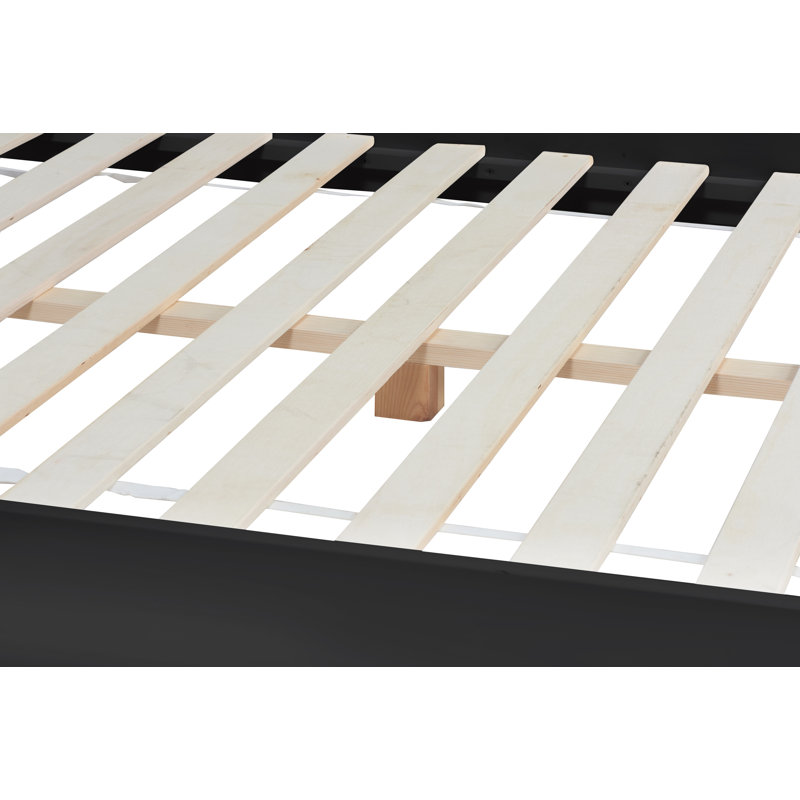 Avondre Canopy Bed, Black, Double (4'6)
