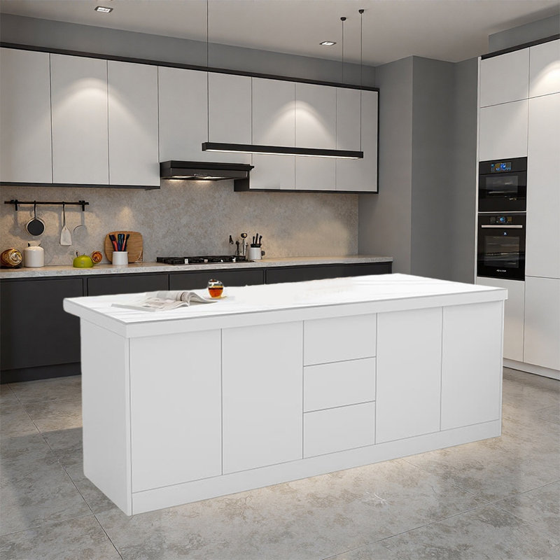 Stylish Creative Multifunctional Kitchen Island Fit for Kitchen Living Rooms Dining Rooms