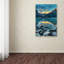 Art mural sur toile tendue - «Lake Louise Sunrise» de Pierre Leclerc pour décoration de salon, de chambre à coucher ou de bureau - 16 x 24-19654075