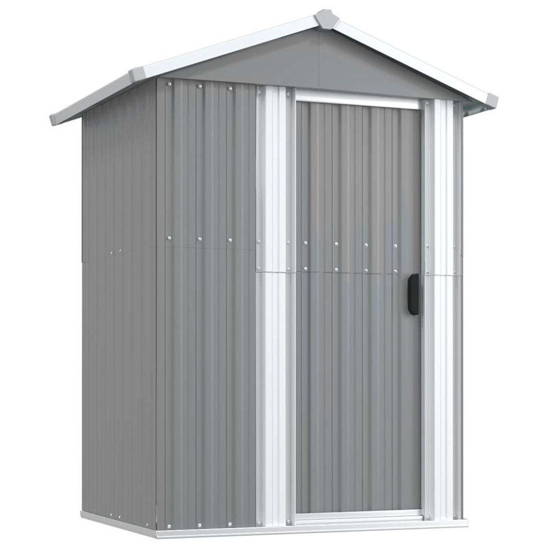 4.13 ft. W x 3.2 ft. D Galvanized Steel Traditional Storage Shed, Blue