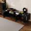 Solid Wood TV Stand with Cabinets, Drawers-1877011988