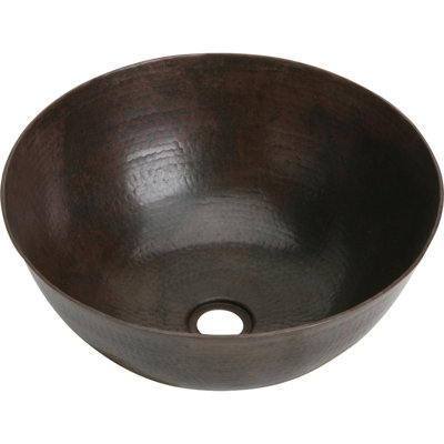 Asana Metal Round Vessel Bathroom Sink