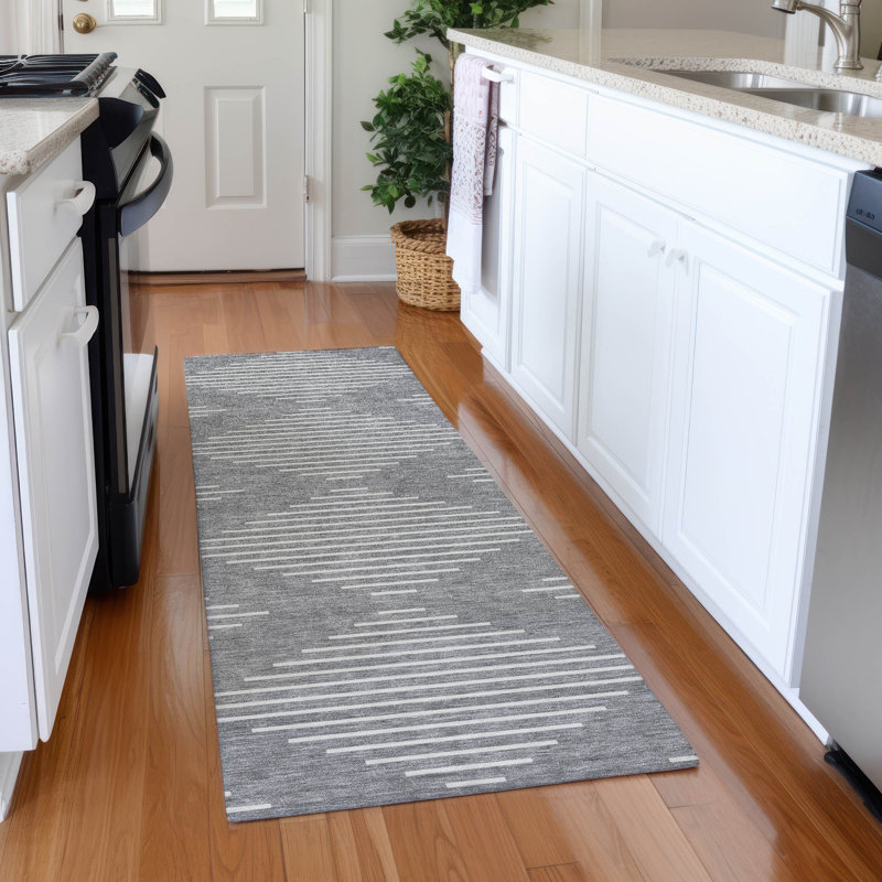 Premium Machine Washable Colmenero AMF1016 Geometric Rug, Runner 2'3" x 7'6"