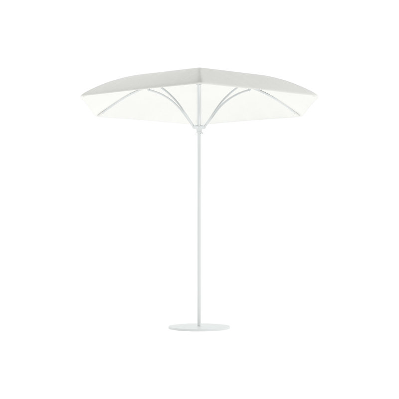 Parasol de marché Trace 9 pi 2 po, Ouverture manuelle, Neige, Bogota