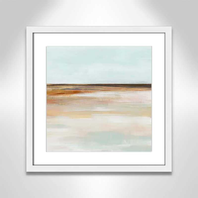 «Coastal Glades II» par Ian C, H 17 po x l 17 po x P 1,25 po, Encadré de boîte blanc