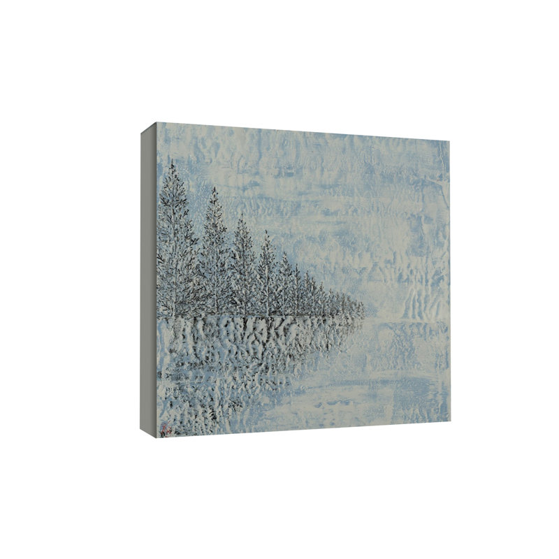 "Frozen Serenity", art mural sur toile, Toile tendue, H 12 po x l 12 po