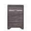 Commode verticale en bois manufacturé avec 5 tiroirs