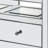 Decatur 2-Drawer Nightstand in Mirrored