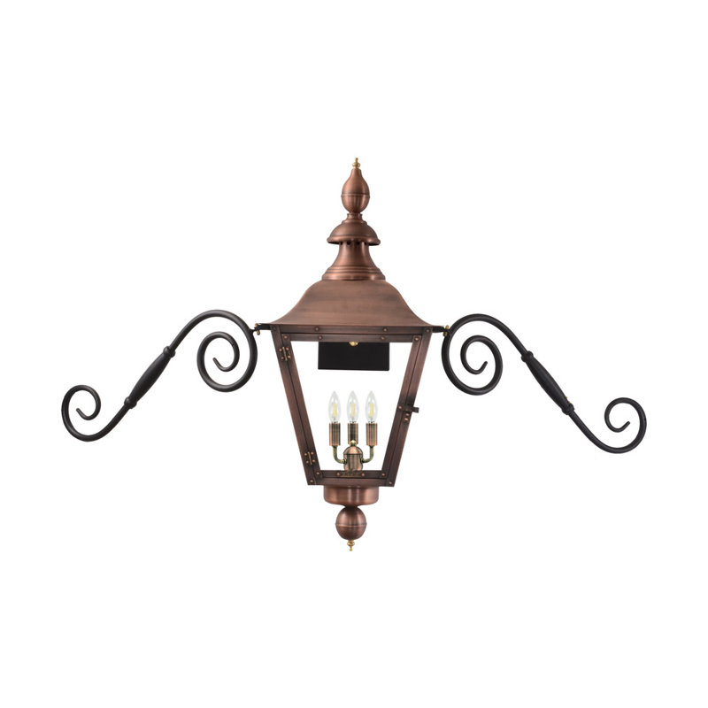 Oak Alley Empire Lantern, 36" H x 64" W x 21" D