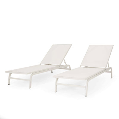 2 Pieces Chaise Lounges, For Couples, Families, Or Guests