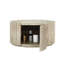 Castile Round Coffee Table With 1-Door