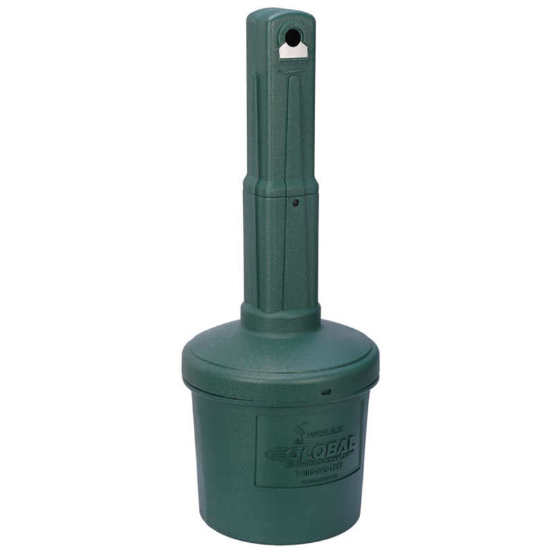 Global Industrial Ashtray, Green