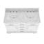 Meuble-lavabo autoportant de 122 cm (48 po) en bois blanc avec lavabo simple et comptoir en pierre reconstituée-33577364