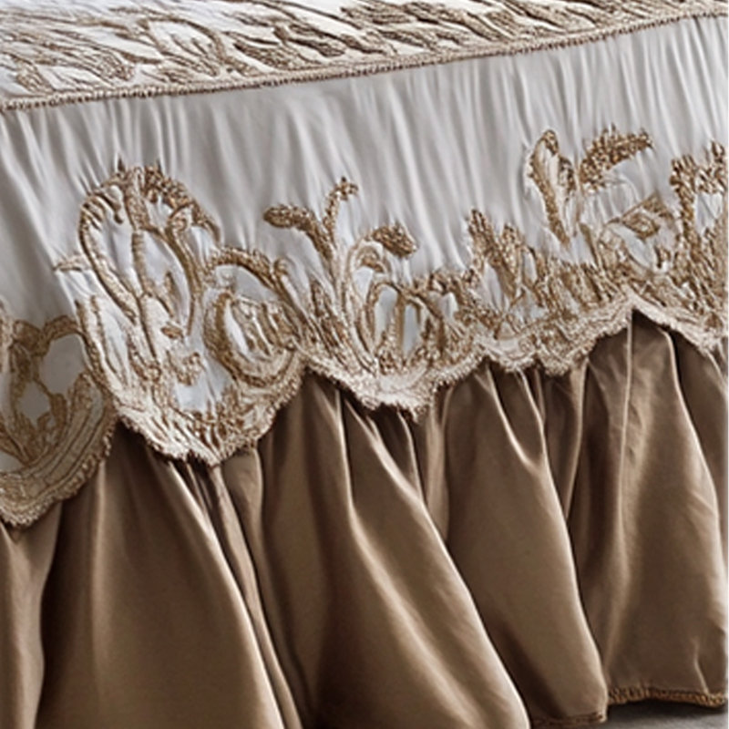 Jupe de lit Golden Scroll