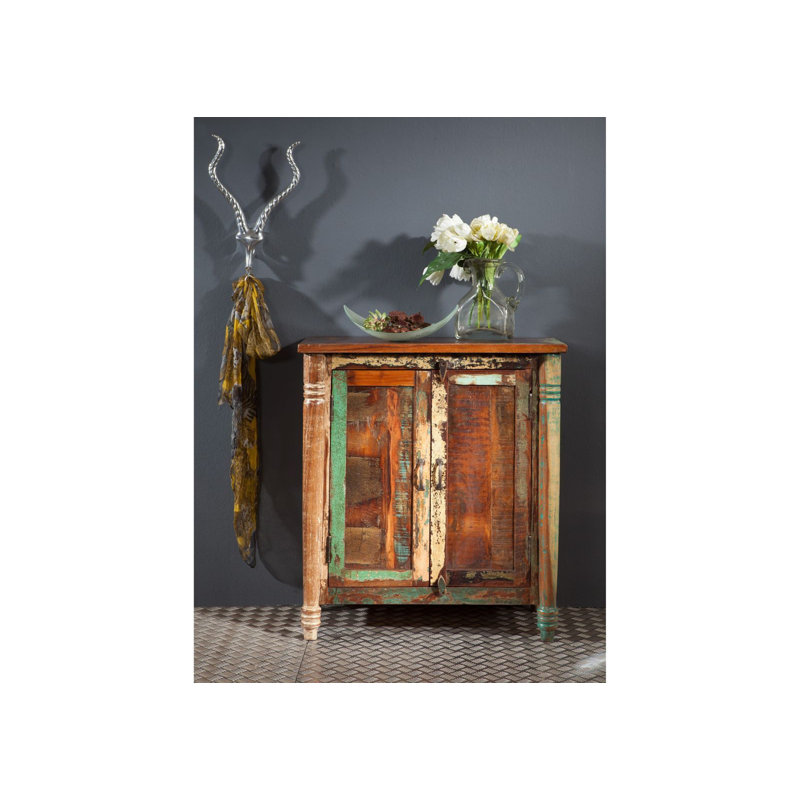 Fable Solid Wood 80 cm W Chest of Drawers