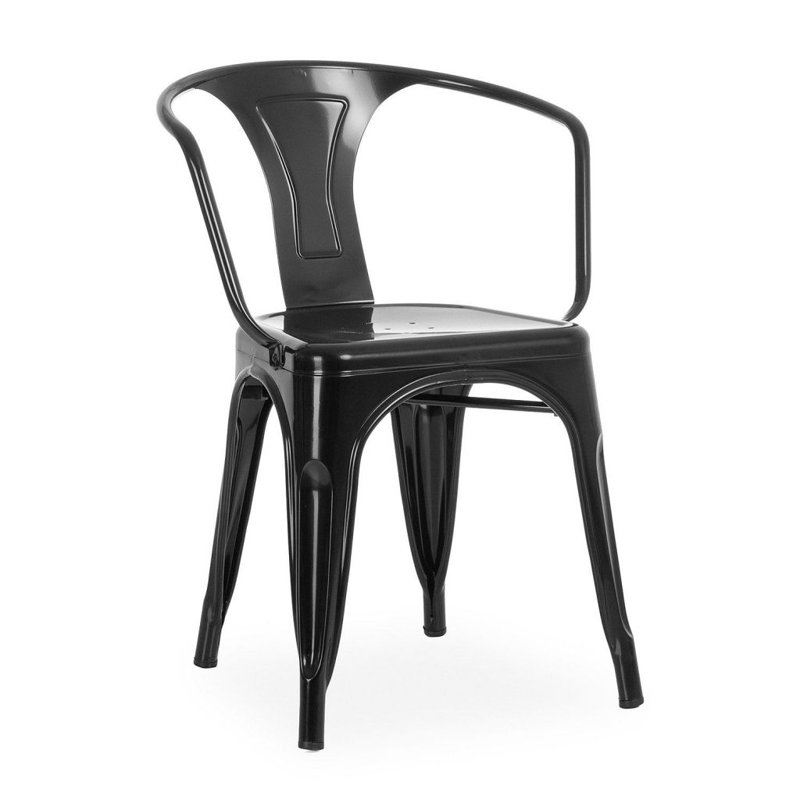 Chaise d'appoint Sutliff, Noir
