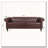 83.66 Inch Width Traditional Square Arm Sofa