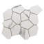 Carreau de mosaïque en porcelaine polie 14 po x 16 po Stately Oasis-72531505