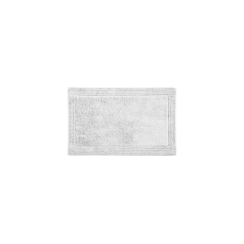 Grey 3000Gsm 100% Cotton Bath Rug 21X34", And Quick-Drying 21X34" Rug, Reversible Absorbent, Rectangle 1'9" x 2'11"
