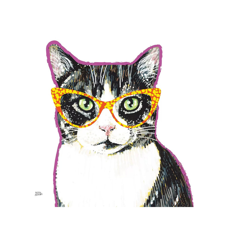 Bespectacled Pet III by Melissa Averinos - Wrapped Canvas Print, 30.48 cm H x 30.48 cm W